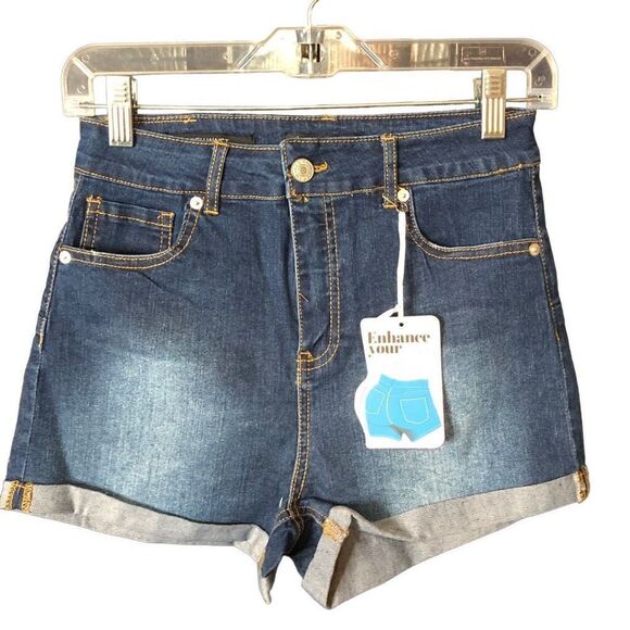 Love Tree Denim Shorts Womens S High Waist Medium Wash Daisy Dukes Summer - Picture 1 of 4